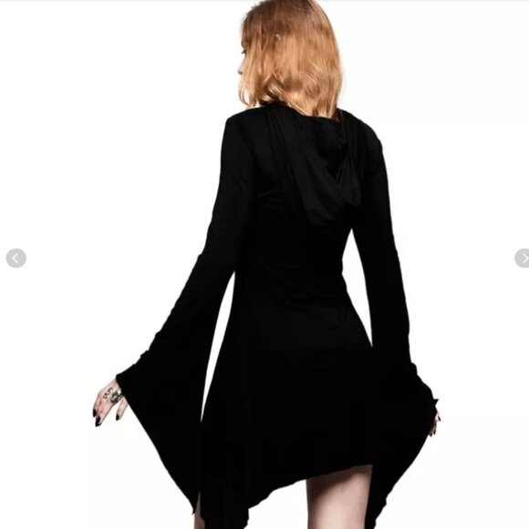 KILLSTAR Rob Zombie collab 'Phantom Stranger' hooded dress - Picture 2 of 9
